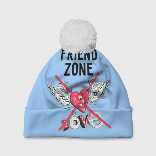 Шапка c помпоном Friendzone