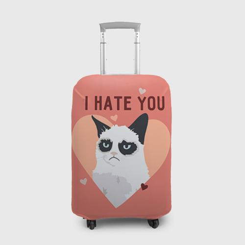 Чехол на чемодан I hate you