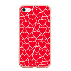 Чехол для iPhone 6Plus/6S Plus матовый Сердца
