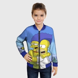 Детский бомбер 3D Гомер и Мардж - фото 2