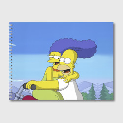 Альбом для рисования Гомер и Мардж