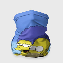 Бандана-труба 3D Гомер и Мардж