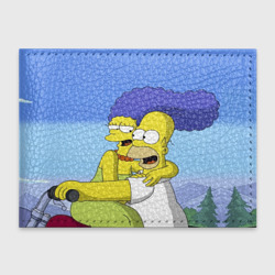 Обложка для студенческого билета Гомер и Мардж