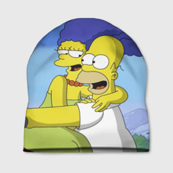 Шапка 3D Гомер и Мардж