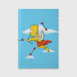Обложка для паспорта матовая кожа Барт амур