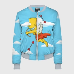 Женский бомбер 3D Барт амур
