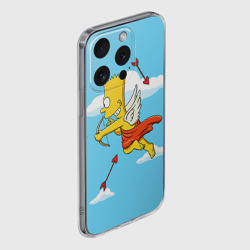 Чехол для iPhone 15 Pro Max силиконовый с защитой камеры Барт амур - фото 2