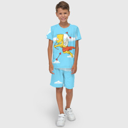 Детский костюм с шортами 3D Барт амур - фото 2