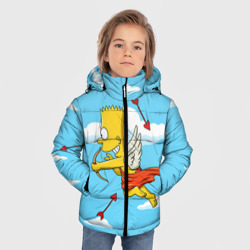 Зимняя куртка для мальчиков 3D Барт амур - фото 2