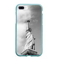 Чехол для iPhone 7Plus/8 Plus матовый Статуя Свободы