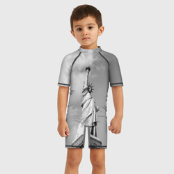 Детский купальный костюм 3D Статуя Свободы - фото 2