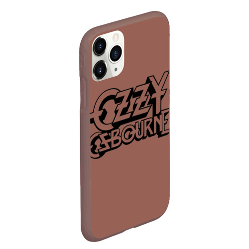 Чехол для iPhone 11 Pro Max матовый Ozzy Osbourne, цвет коричневый - фото 3