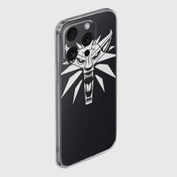 Чехол для iPhone 15 Pro силиконовый с защитой камеры Witcher - фото 2