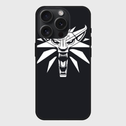 Чехол силиконовый для Apple iPhone 15 Pro матовый Witcher