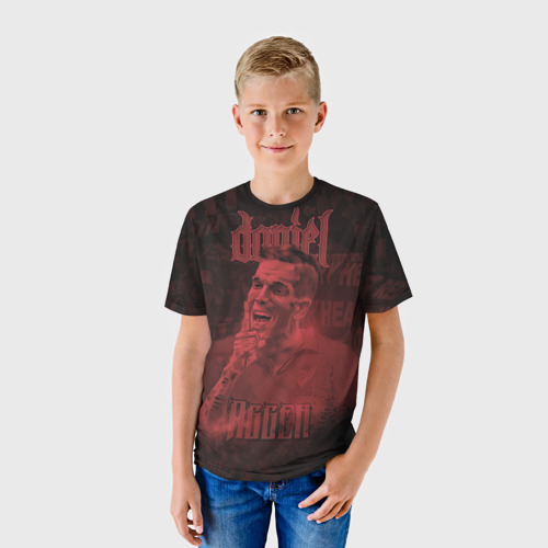 Детская футболка 3D Daniel Agger. Liverpool - фото 3