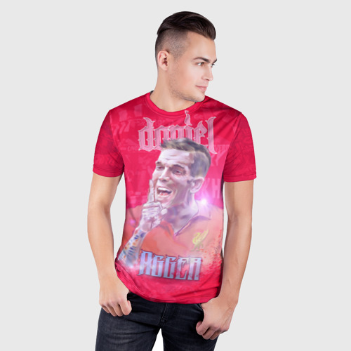 Мужская футболка 3D Slim Daniel Agger. Liverpool, цвет 3D печать - фото 3