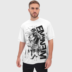 Мужская футболка oversize 3D Eminem - фото 2