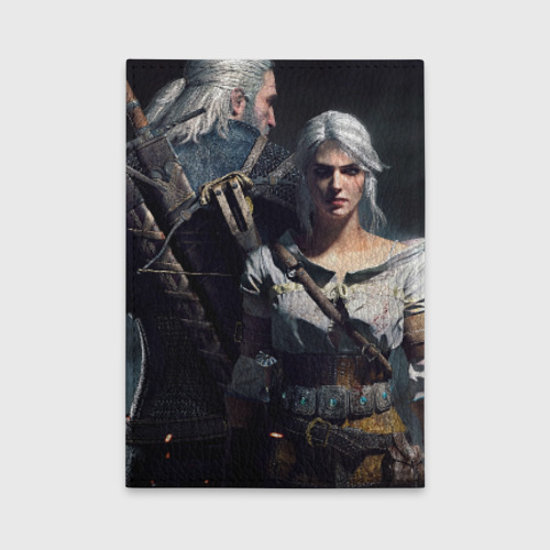 Обложка для автодокументов The Witcher 3 Wild Hunt, цвет фиолетовый - фото 2