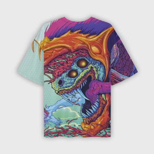 Мужская футболка oversize 3D Hyper beast, цвет 3D печать - фото 2