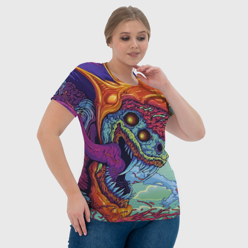 Женская футболка 3D Hyper beast - фото 6