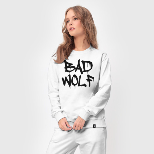 Женский костюм хлопок Bad Wolf, цвет белый - фото 5