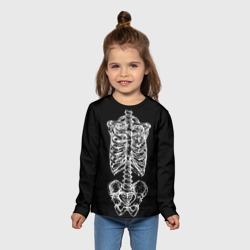 Детский лонгслив 3D Скелет - фото 2