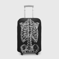 Чехол для чемодана 3D Скелет