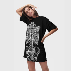 Платье-футболка 3D Скелет - фото 2