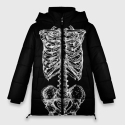 Женская зимняя куртка Oversize Скелет