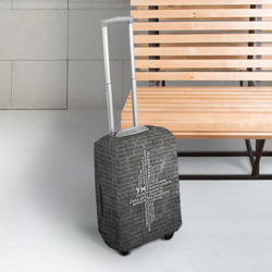 Чехол для чемодана 3D Облако тегов 3 - фото 2