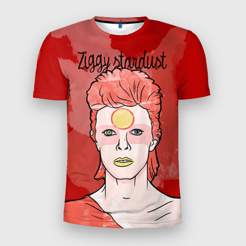 Мужская футболка 3D Slim Ziggy Stardust, цвет 3D печать