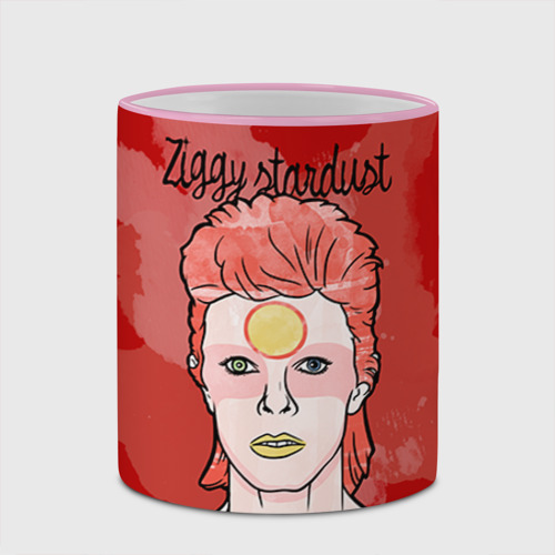 Кружка с полной запечаткой Ziggy Stardust, цвет Кант розовый - фото 4