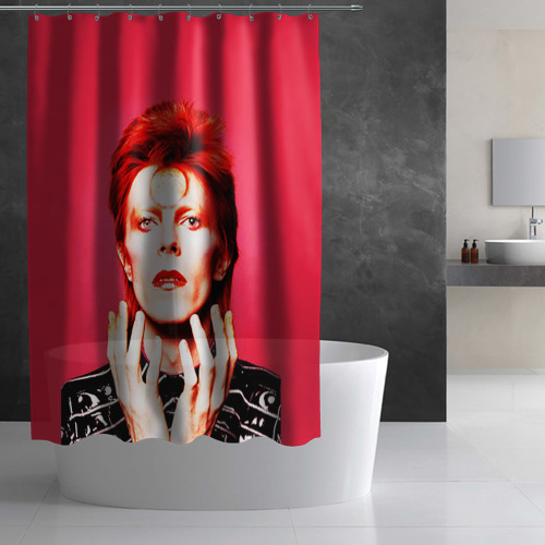 Штора 3D для ванной Ziggy Stardust - фото 3