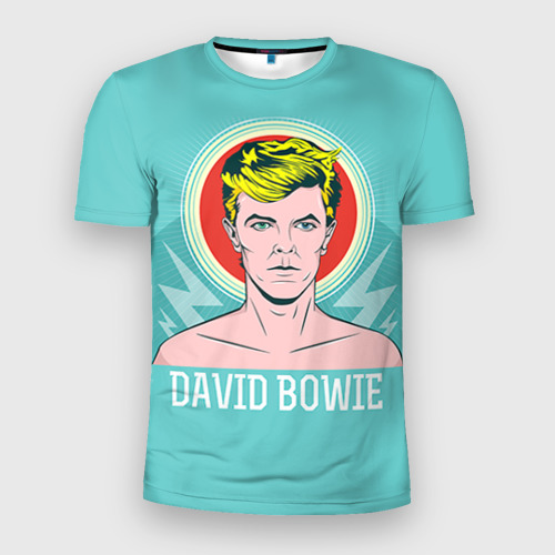 Мужская футболка 3D Slim David Bowie, цвет 3D печать