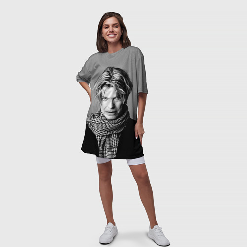 Платье-футболка 3D Дэвид Боуи, цвет 3D печать - фото 5