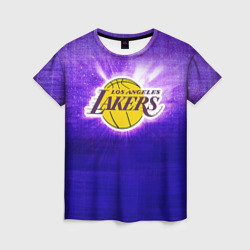 Женская футболка 3D Los Angeles Lakers