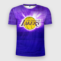Мужская футболка 3D Slim Los Angeles Lakers