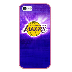 Чехол для iPhone 5/5S матовый Los Angeles Lakers