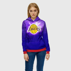 Женская толстовка 3D Los Angeles Lakers - фото 2