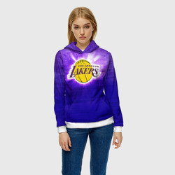 Женская толстовка 3D Los Angeles Lakers - фото 2