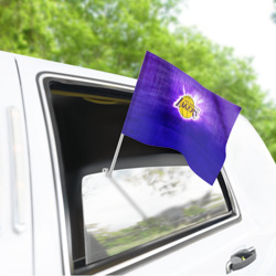 Флаг для автомобиля Los Angeles Lakers - фото 2