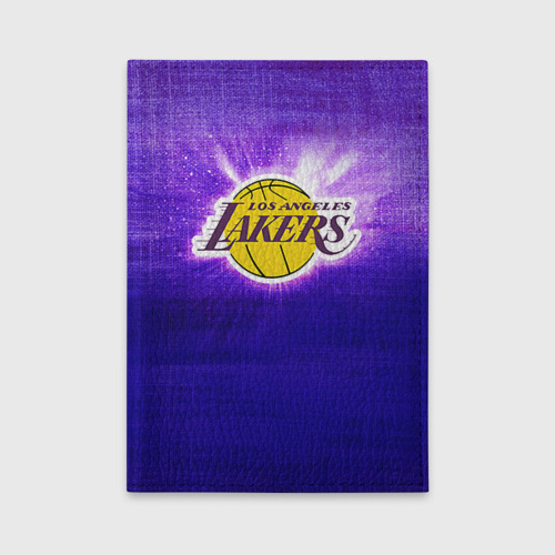 Обложка для автодокументов Los Angeles Lakers, цвет голубой