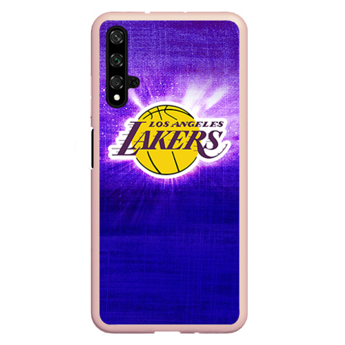 Чехол для Honor 20 Los Angeles Lakers, цвет светло-розовый