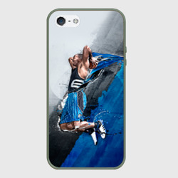 Чехол для iPhone 5/5S матовый Баскетбол бросок
