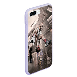 Чехол для iPhone 7Plus/8 Plus матовый Баскетбол город - фото 2