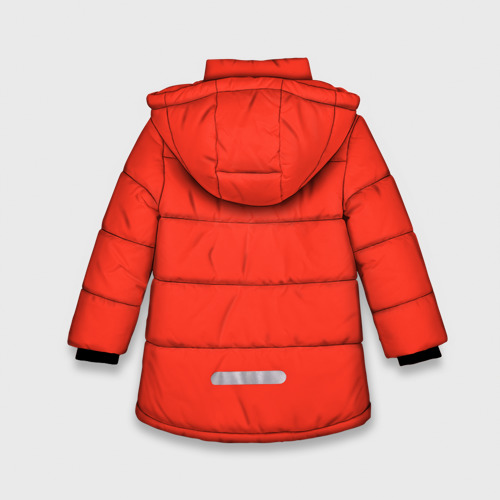 Зимняя куртка для девочек 3D NBA, цвет красный - фото 2