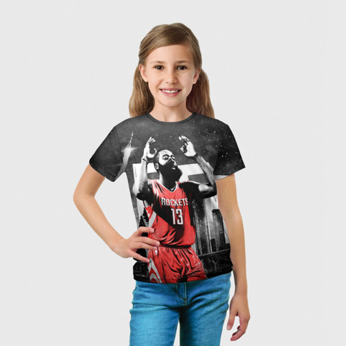 Детская футболка 3D Баскетболист NBA, цвет 3D печать - фото 5