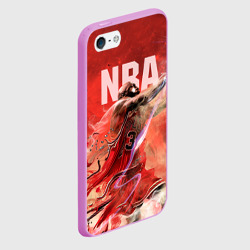 Чехол для iPhone 5/5S матовый Спорт NBA - фото 2