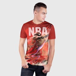 Мужская футболка 3D Slim Спорт NBA - фото 2