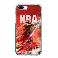 Чехол для iPhone 7Plus/8 Plus матовый Спорт NBA